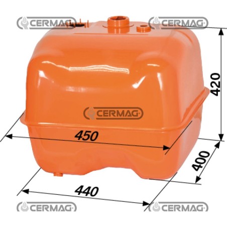 Serbatoio carburante FIAT 65534 | NewgardenAgri.com