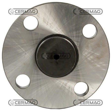 Zapfwelle mit Flansch, Flansch 110 mm, Profil 1" 3/8"-Z.6, 30822, Hergestellt in Italien