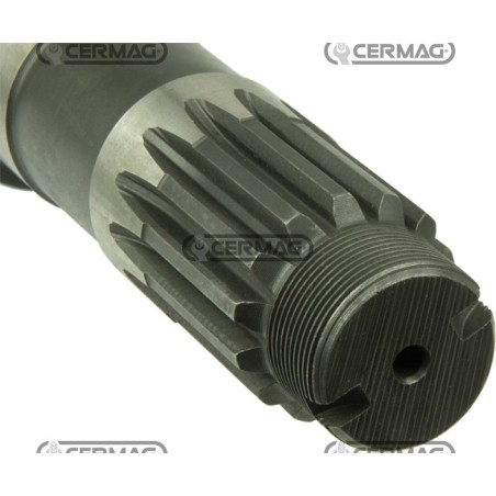 Zapfwelle für CNH, Länge 260 mm, Profil 1" 3/8"-Z.6 32030, Hergestellt in Italien
