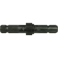 Arbre PDF pour JD, longueur 233 mm, profil 1"3/8-Z.6 - 1"3/8-Z.21, référence 32041, fabriqué en Italie | NewgardenAgri.com