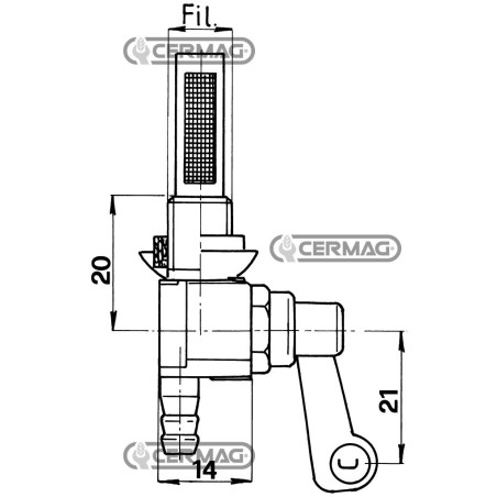 RUBINETTI PER SERBATOI BENZINA E PETROLIO 12192