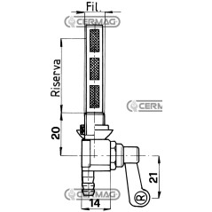 RUBINETTI PER SERBATOI BENZINA E PETROLIO 12193