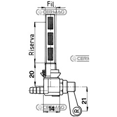 RUBINETTI PER SERBATOI BENZINA E PETROLIO 12194