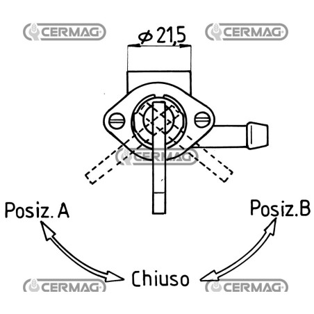 RUBINETTI PER SERBATOI BENZINA E PETROLIO 12203