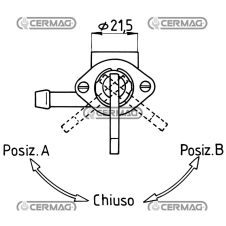 RUBINETTI PER SERBATOI BENZINA E PETROLIO 12204