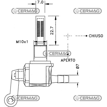 RUBINETTI PER SERBATOI BENZINA E PETROLIO 12635