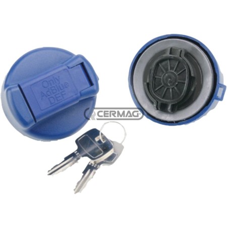 Urea cap with bayonet key, non-vented, diameter 40 mm, key Yes 13414 | NewgardenAgri.com