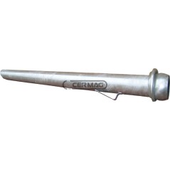 Verzinktes Saugrohr, Durchmesser 100 mm - 3 m, 61984 | NewgardenAgri.com