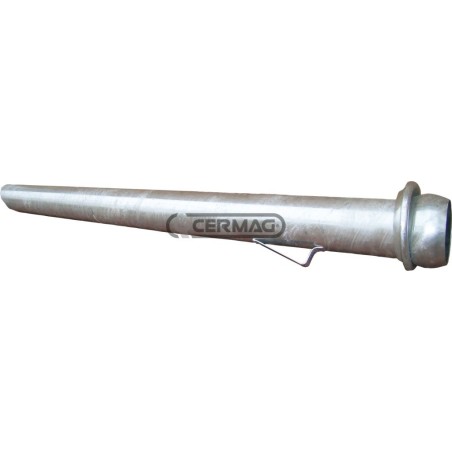 Verzinktes Saugrohr, Durchmesser 120 mm - 3 m 61985 | NewgardenAgri.com