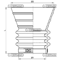 Imbuto in gomma Diametro 10" 65798