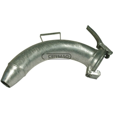 CURVA A 90° ZINCATA FEMMINA CON CONO 61990 MadeinItaly | NewgardenAgri.com