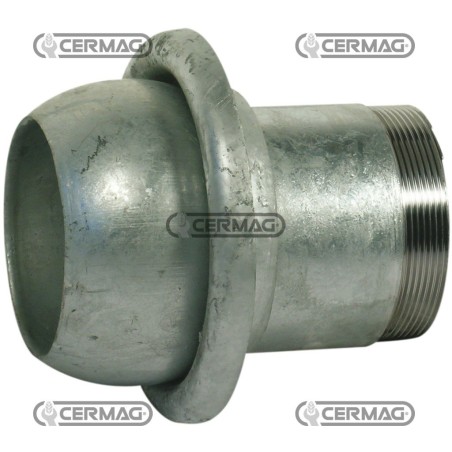 SEMIGIUNTO SFERICO MASCHIO MANICOTTO FILETTATO 60772 MadeinItaly | NewgardenAgri.com