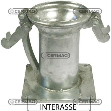 CONTROSFERA CON FLANGIA ZINCATA 62004 MadeinItaly | NewgardenAgri.com