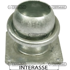 SFERA CON FLANGIA ZINCATA 62005 MadeinItaly | NewgardenAgri.com