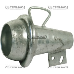 SEMIGIUNTO ZINCATO SFERICO MASCHIO CON CONO DRITTO 60393 MadeinItaly | NewgardenAgri.com