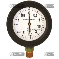 Manomètre à vide à glycérine Échelle -1 ÷ 3 bar Filetage 1/2" 61138 | NewgardenAgri.com