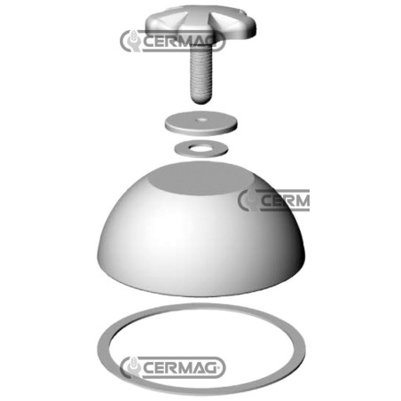 4"-Glas-Niveauanzeiger-Set ohne Halterung 65477 | NewgardenAgri.com