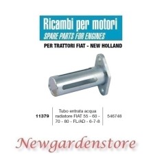 Tuyau eau radiateur 11379 compatible tracteur FIAT 55 60 70 80 6 7 8 546748 | NewgardenAgri.com