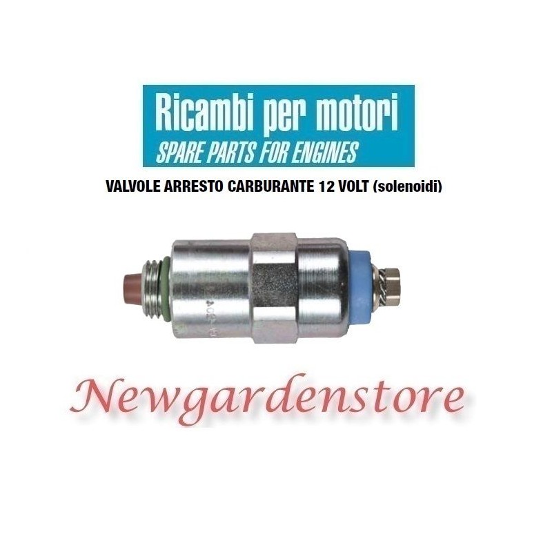 Valvola arresto carburante 12 volt 12874 solenoide FIAT 9986316 PERKINS DELPHI