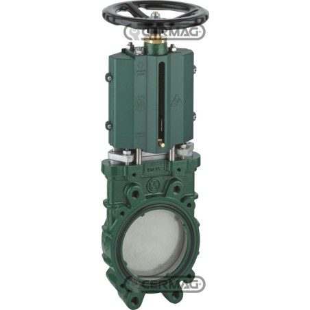 Saracinesca a lama senza scarico - versione a volantino DN 8" Inch 63564 Metaltecnica | NewgardenAgri.com