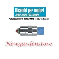 Fuel stop valve 12 volts 12876 solenoid DELPHI 7185.900 PERKINS CASE | NewgardenAgri.com