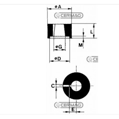 Volante di guida diametro 435 mm trattore agricolo LANDINI VALPADANA GOLDONI | NewgardenAgri.com