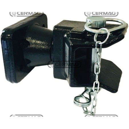 Gancio di traino fisso - OMOLOGATO Portata 80 kN Carico verticale 2000 kg 64047 | NewgardenAgri.com