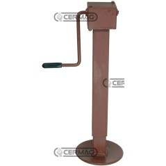 Pie de apoyo con manivela lateral. Carga estática 4000 kg. 60413. Fabricado en Italia. | NewgardenAgri.com