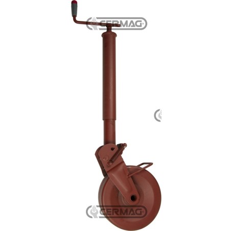 Servotimone con ruota e bloccaggio a molla Portata massima 1500 kg 62037 MadeinItaly | NewgardenAgri.com