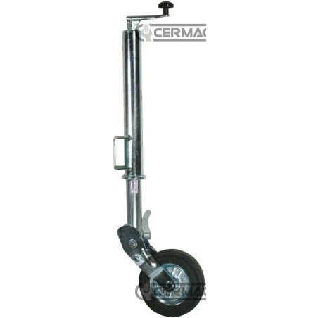 Dirección servoaccionada con ruedas basculantes. Capacidad de carga: 400 kg. Modelo 62040. Fabricado en Italia. | NewgardenAg...