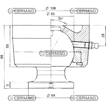 CONECTOR DE BOLA 63069 | NewgardenAgri.com