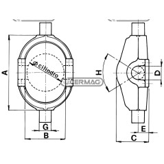 Three-sided gondola for telescopic cylinder 63068