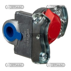 SEMI ACCOPPIAMENTO TIPO ISO (europa) - ISO motrice ROSSO 62795