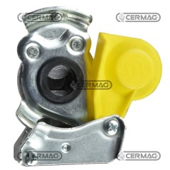 SEMI ACCOPPIAMENTO TIPO ISO (europa) - ISO rimorchio GIALLO 62798 | NewgardenAgri.com