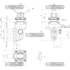 DEVIATORE AD UNA VIA A GHIERA 64022