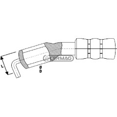 ŒILLETS BOULONNÉS AVEC CROCHET POUR TUBE SAE J 1401 63801