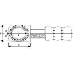 YEUX POUR TUBE SAE J 1401 63817