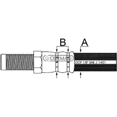 TUYAU DE FREIN - SAE J 1401 63677