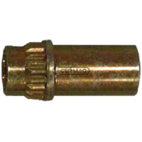 RACCORDO CONCAVO TESTA ZIGRINATA PER TUBO SAE J 1401 63737 | NewgardenAgri.com