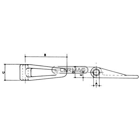 CERNIERE PIATTE 60436