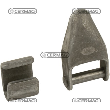 BISAGRAS DE CHAPA METÁLICA CON FORMA PARA EXTERIOR 62048 | NewgardenAgri.com