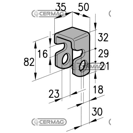 Particolare forato stretto 60478