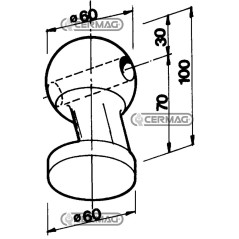 SFERA AGRICOLA Ø 60 A 1 FORO 60497
