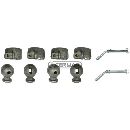KIT PARA CARACOL CON ESFERAS AGRÍCOLAS Ø 78 62887 | NewgardenAgri.com