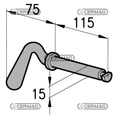 CHIAVISTELLO Ø 16 (vecchio modello) 60502