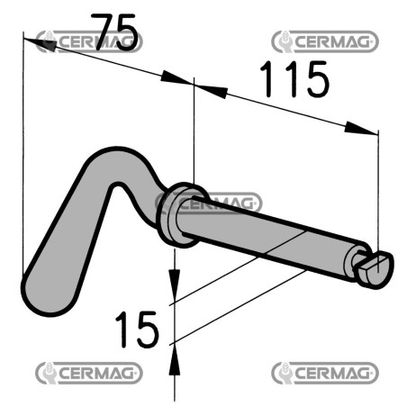 CHIAVISTELLO Ø 16 (vecchio modello) 60502