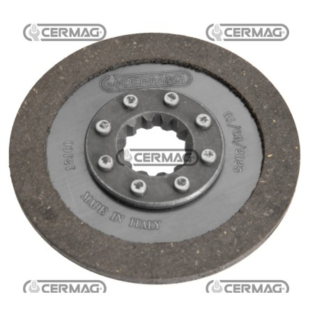 Disco frizione rigido Diametro 80 mm Profilo 20x17EV - Z.12 15160 | NewgardenAgri.com