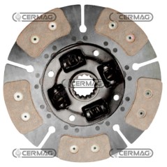 5-blade central disc with shock absorber springs Diameter 280 mm Profile 1.9/16" - Z.14 928426 | NewgardenAgri.com