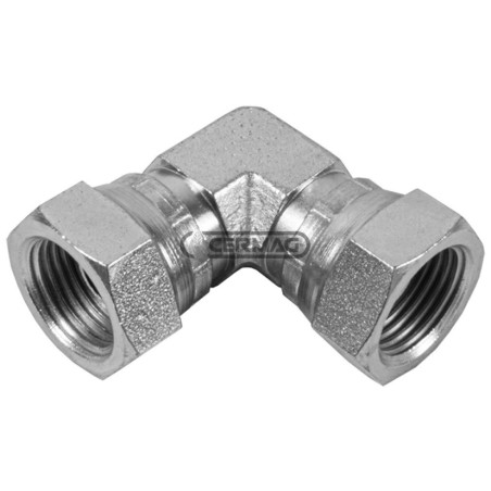 90°-Drehgelenk-Adapter (Innengewinde auf Innengewinde) 1/2"-Gasgewinde 84385 | NewgardenAgri.com
