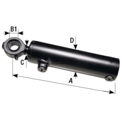 Cilindro di sterzo GOLDONI Lunghezza 275 mm 84663